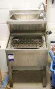 Stainless Steel Sink and Sluice (requires disconne