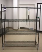 4 x Adjustable Wire Racks 1500 x 500 (Contents not