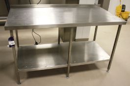 Stainless Steel Two Tier Bench 1800 x 800