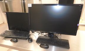 2 x Monitors and Keyboards