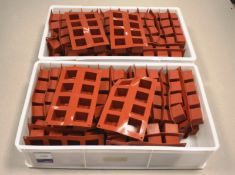 Approx. 44 x Red Silica Cube Moulds