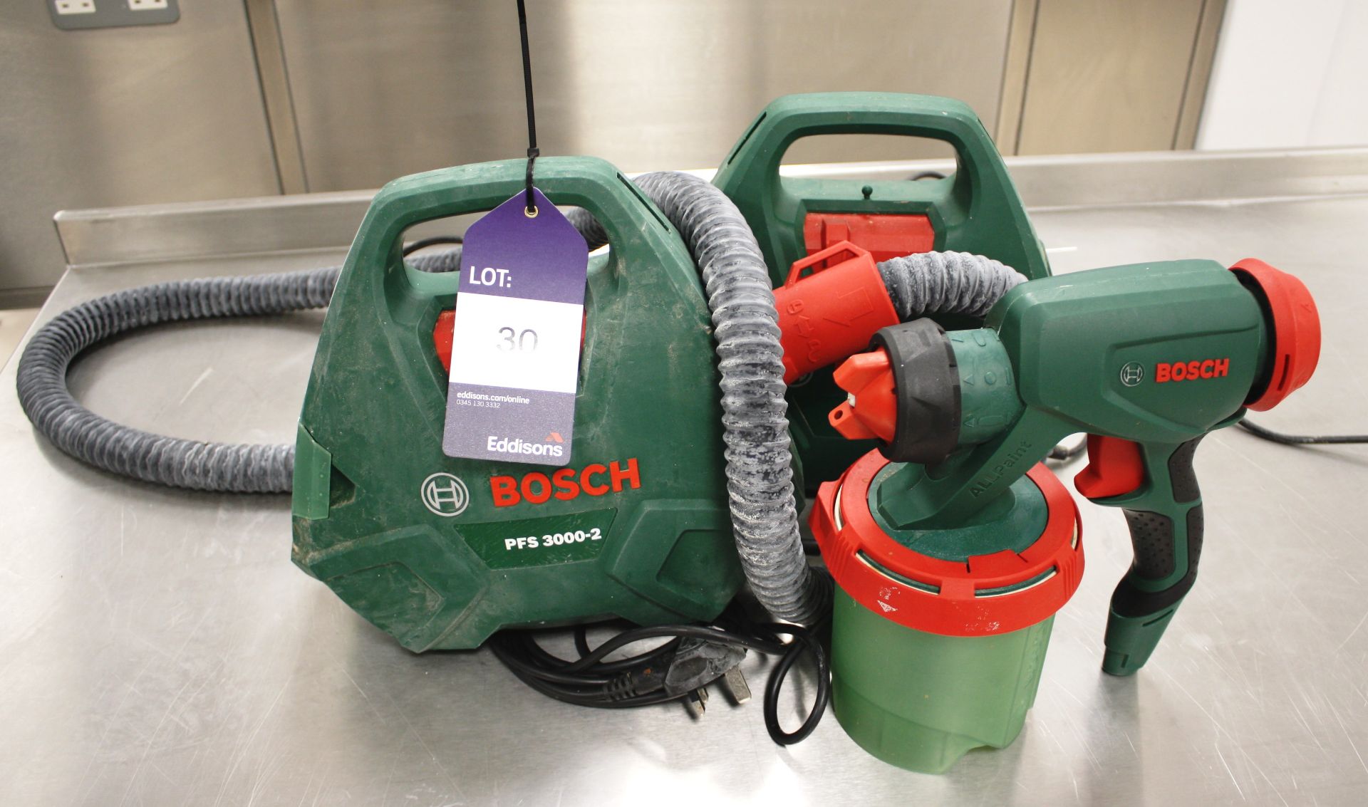 2 Bosch PFS3000-2 Pumps with Spray Gun