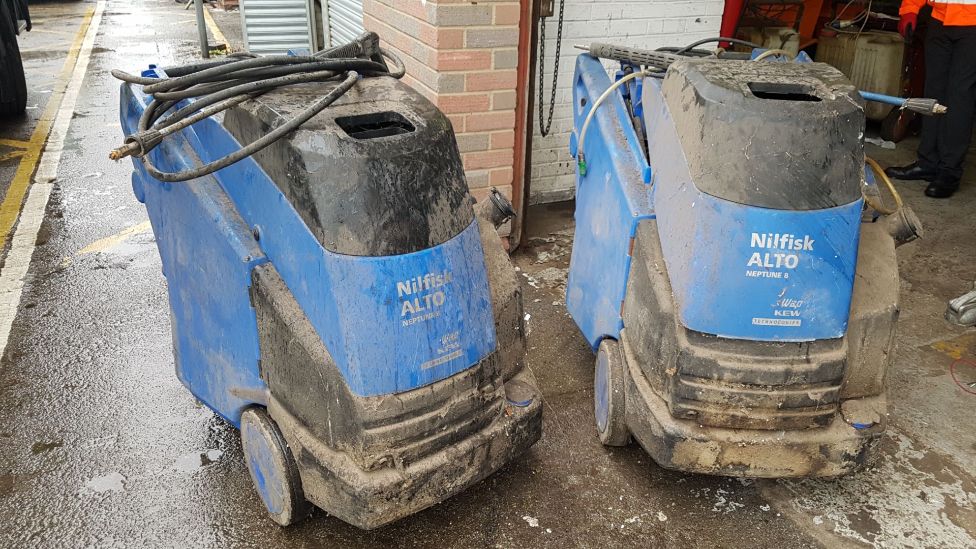 2 x Nilfisk Alto Steam Cleaners