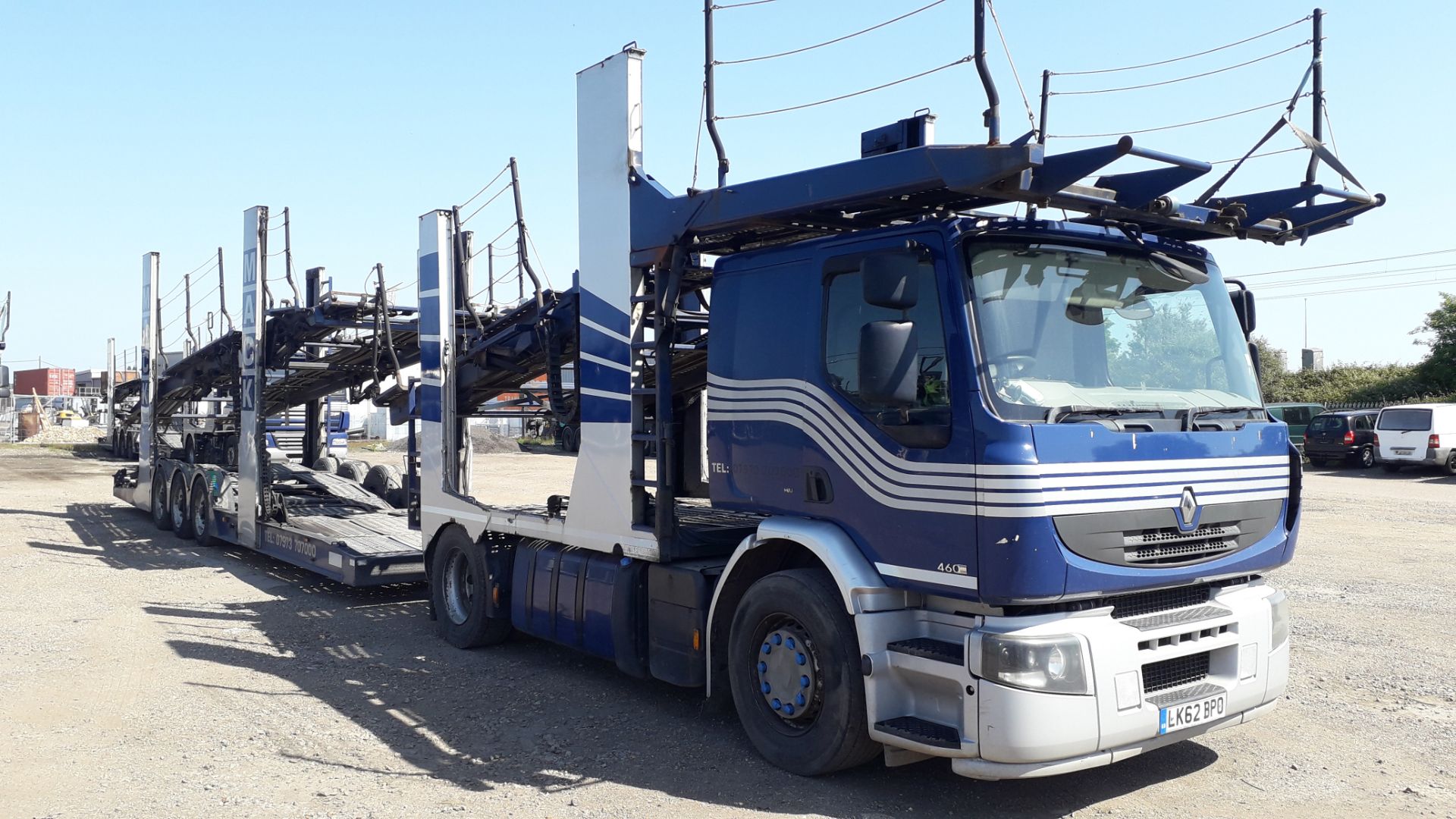 11 Car Transporter Rig comprising: Renault 460 DXI