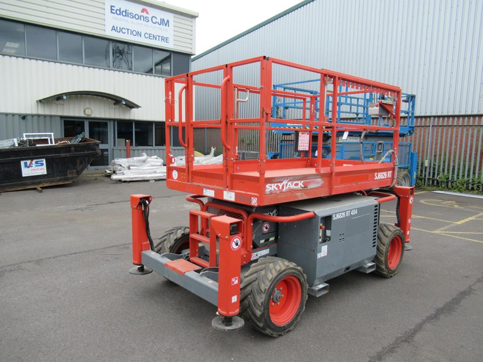 Skyjack SJ6826RT diesel scissor lift platform - Image 6 of 12