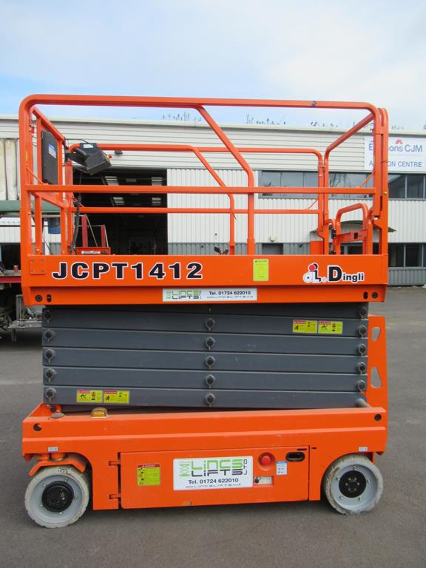 Dingli JCPT 1412 DC 24V electric scissor lift - Image 2 of 6