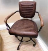 Vintage Revolving Office Chair