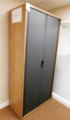 2 x 6ft 6’ Tambour Front Cupboards