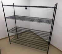 5 x Adjustable Wire Shelving 1500x600mm