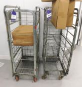 2 x Small Mobile Racks