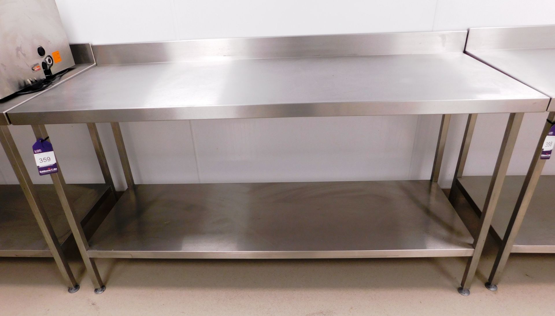 Stainless Steel Two Tier Bench (1800 x 700)