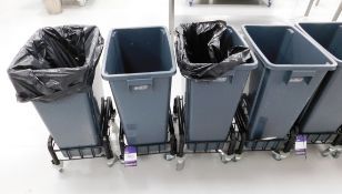 4 x Probbax Bins with Skates