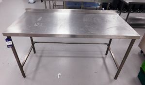 Stainless Steel Bench (1650 x 700)