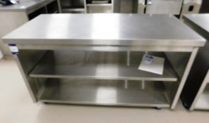 Stainless Steel Mobile Bench (1500 x 300)