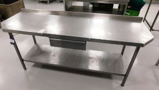 Stainless Steel Bench (2000 x 660)