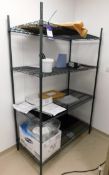 3 x Adjustable Wire Shelving short length