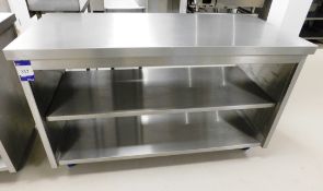 Stainless Steel Mobile Bench (1500 x 300)