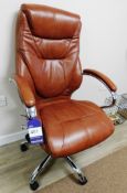 Leather Revolving Office Chair