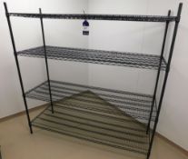 5 x Adjustable Wire Shelving1500x600mm