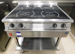 Falcon Induction Hob 4 Zone x5kw & Mobile Stand Model E3904i Serial Number F616867