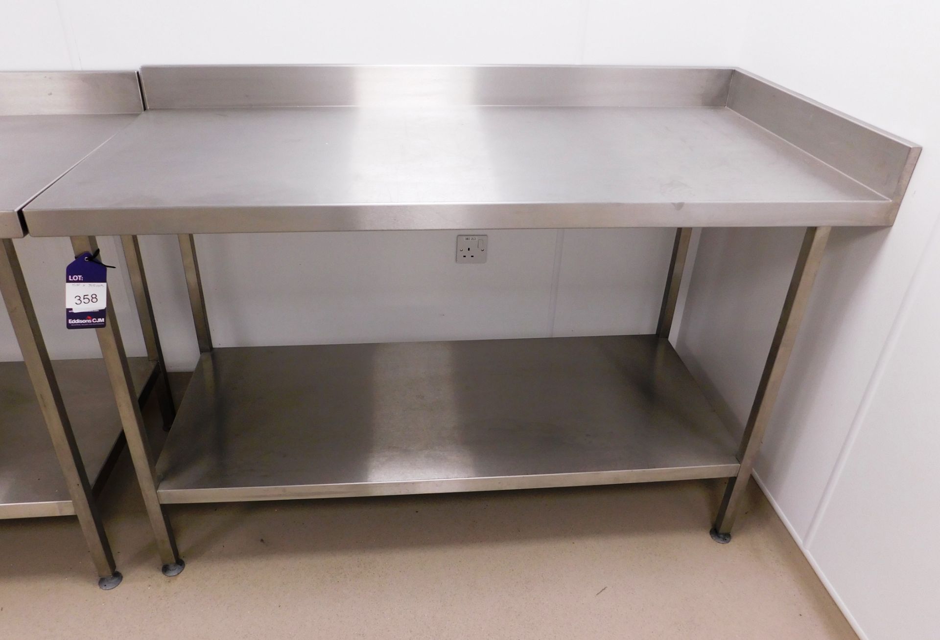 Stainless Steel Two Tier Bench (1500 x 700)