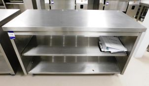 Stainless Steel Mobile Bench (1500 x 300)