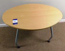 Oval Mobile Table