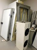 Decommissioned Refrigeration Panels with Kelvion Searle KEC Chiller Unit and Condenser