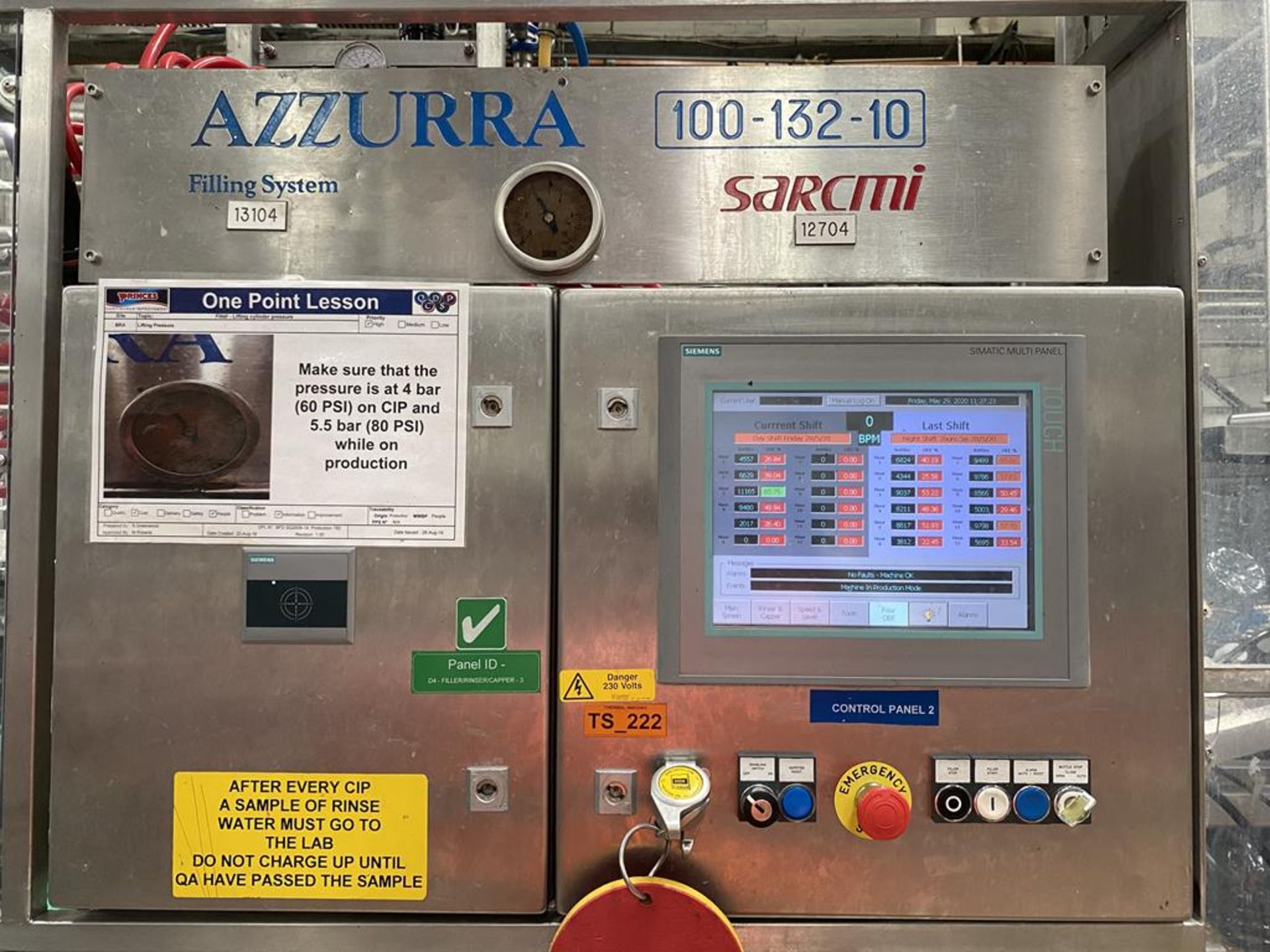 Sarcmi Azzurra 100-32-10 Bottle Filler with Zalkin Cap Feed Unit - Image 3 of 18