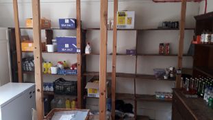 Contents of Stock Room to include Selection of cri