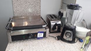 Unbadged Panini Grill and Tefal Blendforce Blender