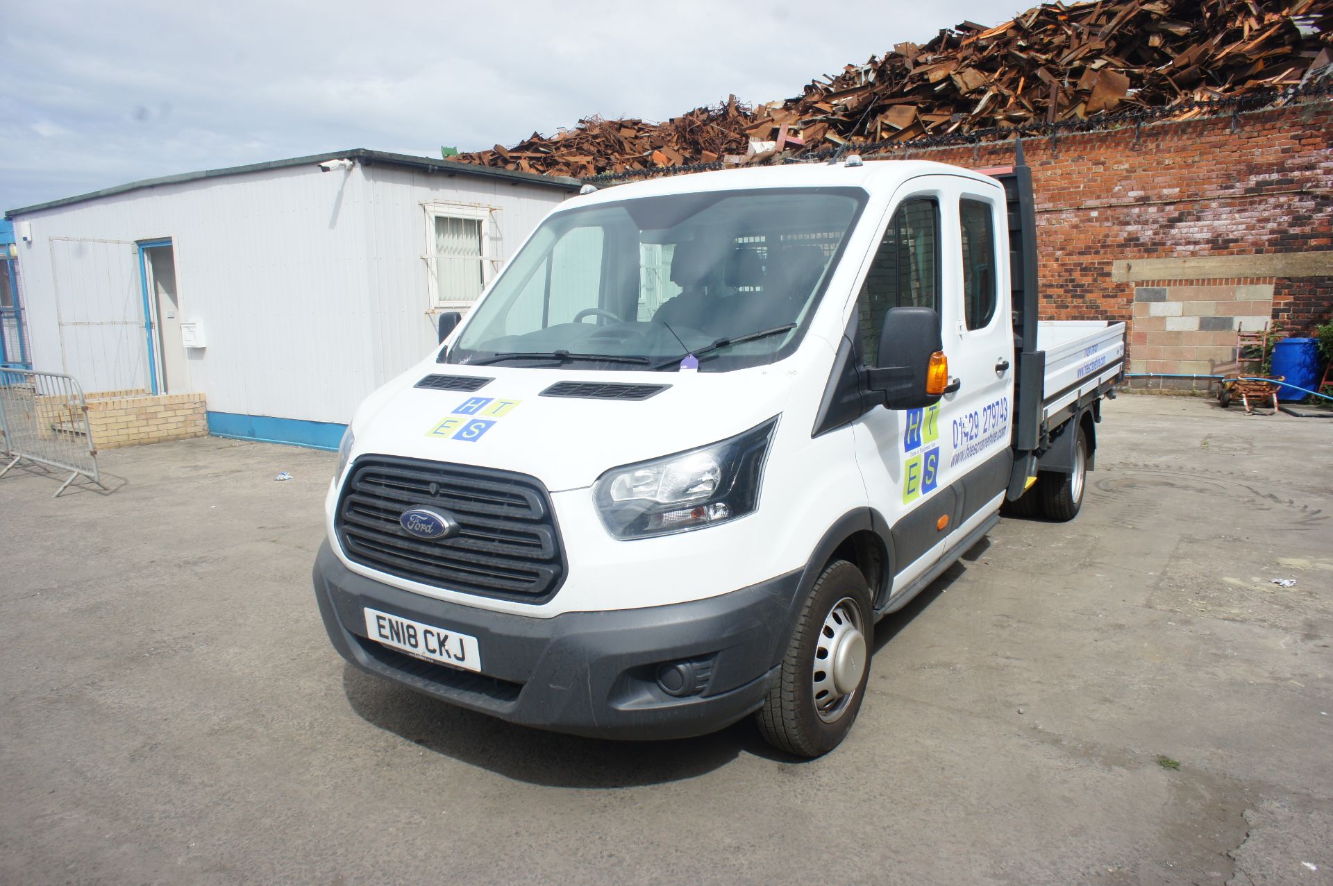 Ford Transit 359 L4 twin cab drop side pickup, reg - Image 3 of 26