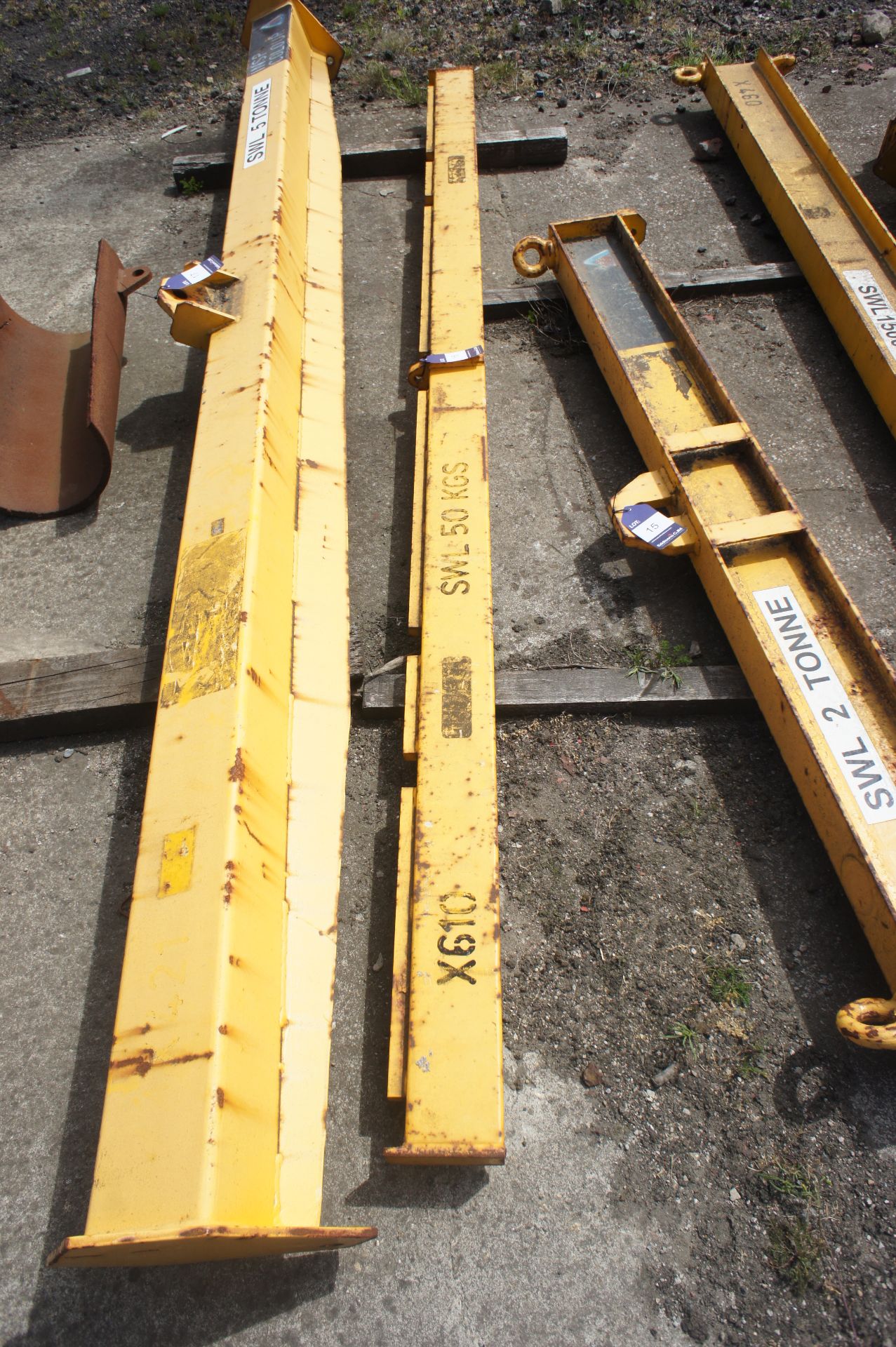 X610 50 kg lifting beam, Length 3100mm