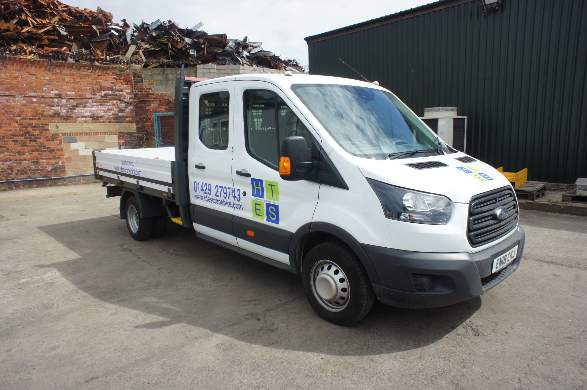 Ford Transit 359 L4 twin cab drop side pickup, reg - Image 9 of 26