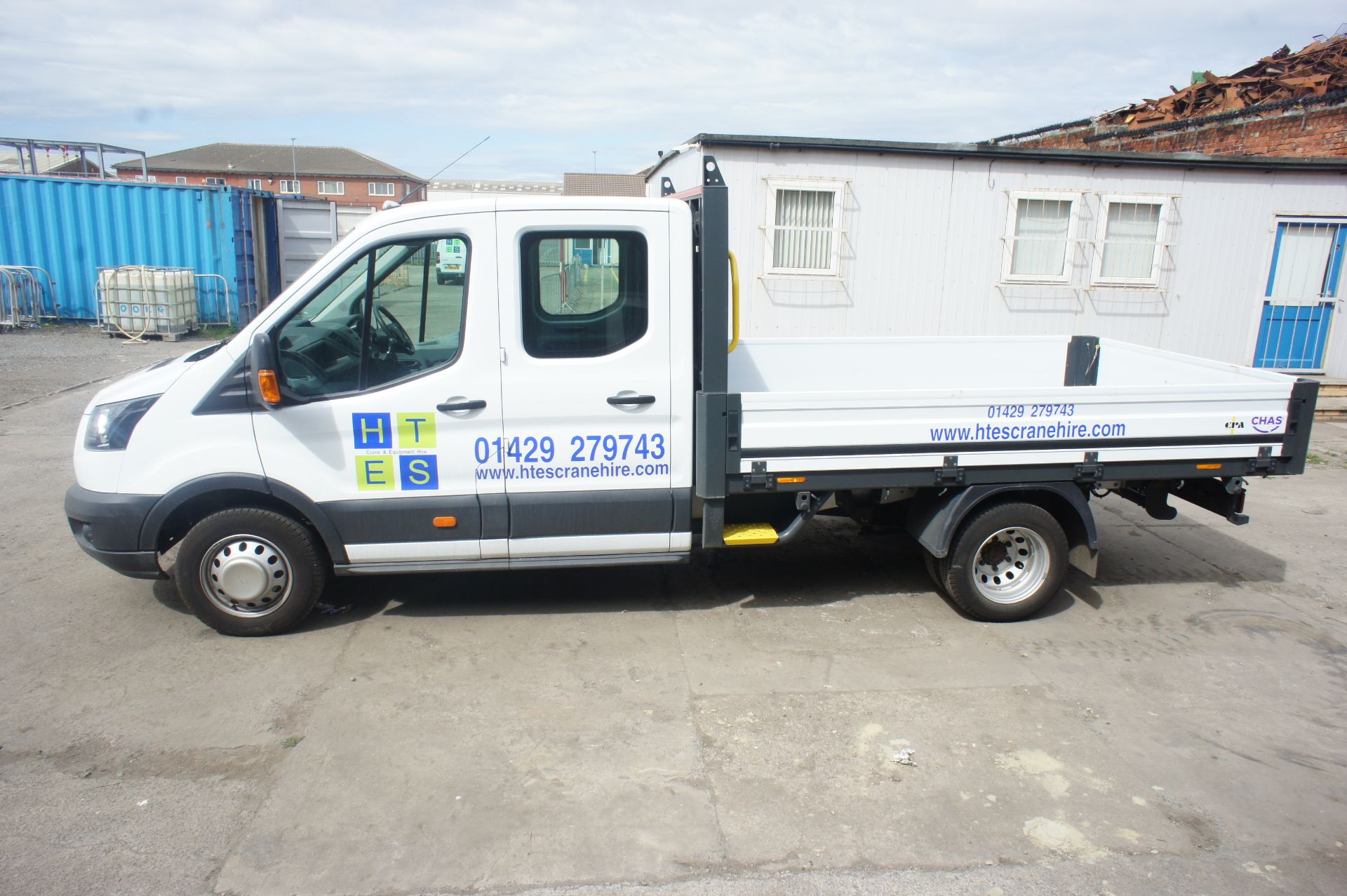 Ford Transit 359 L4 twin cab drop side pickup, reg - Image 4 of 26