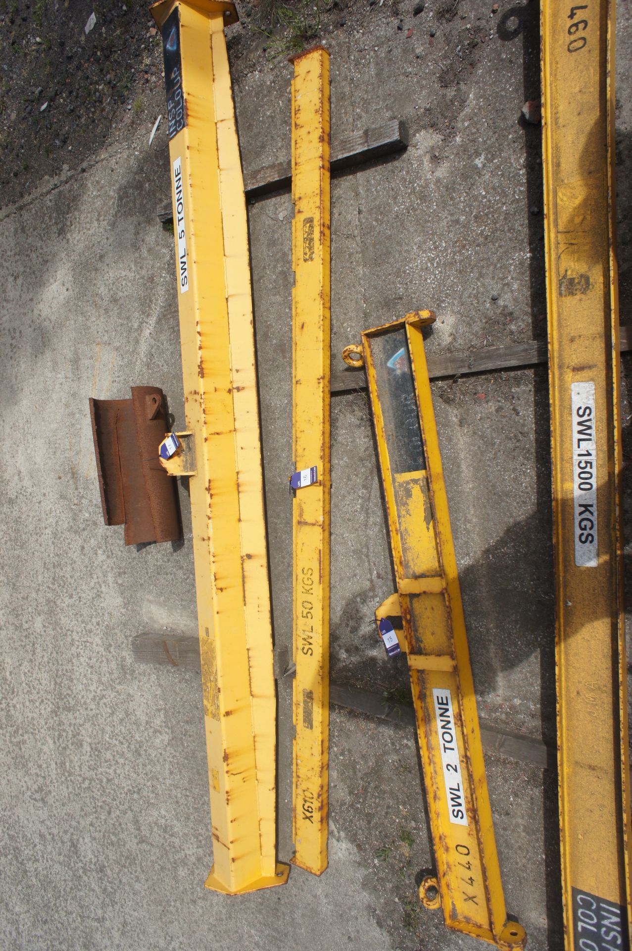 X610 50 kg lifting beam, Length 3100mm - Image 3 of 3