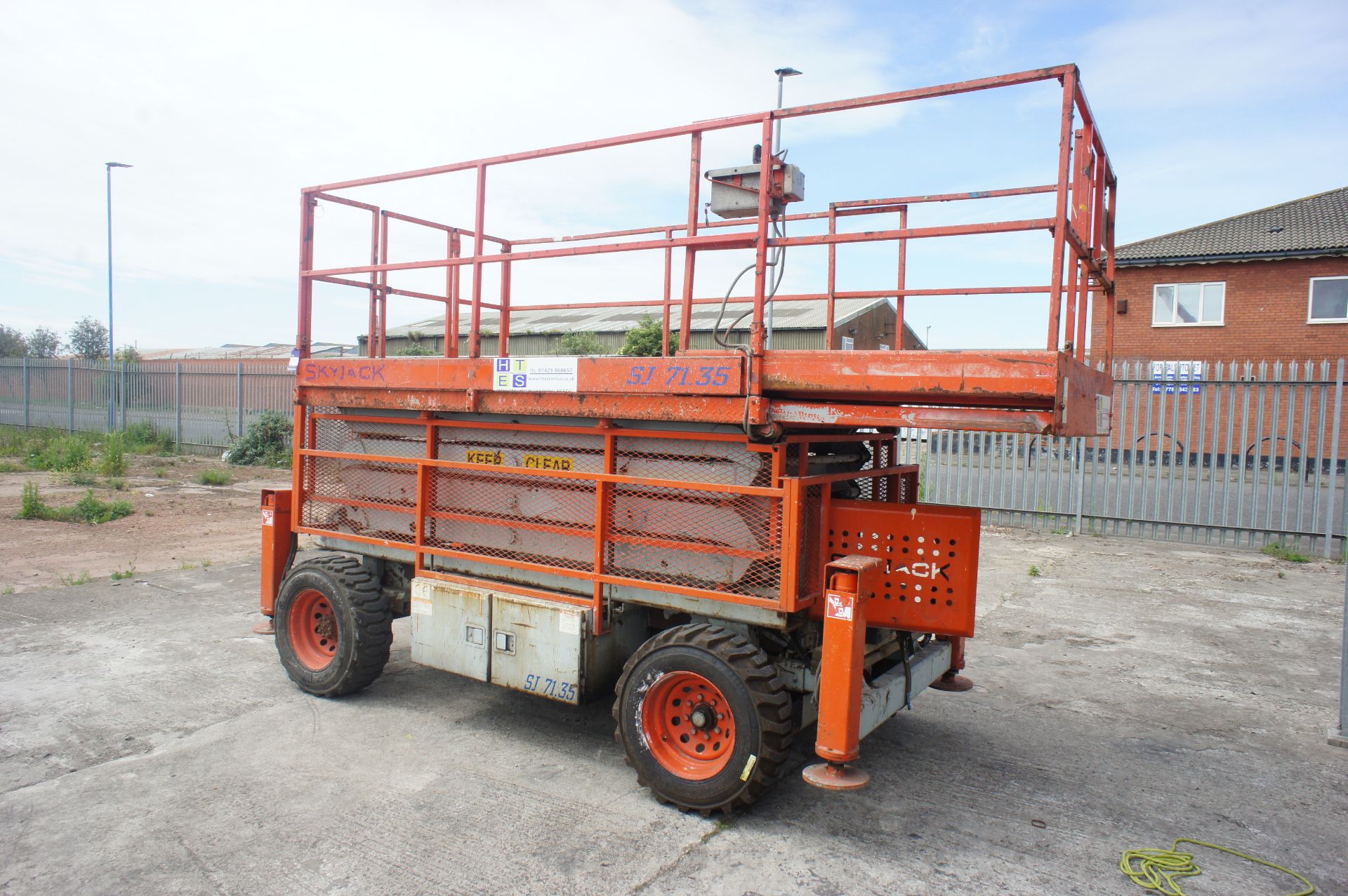 Sky Jack SJ71.35 mobile diesel cherry picker, seri