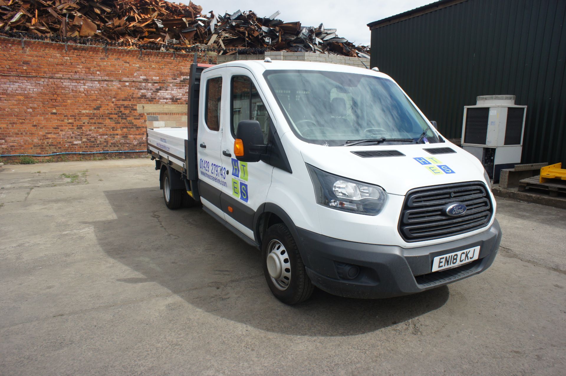 Ford Transit 359 L4 twin cab drop side pickup, reg - Image 10 of 26