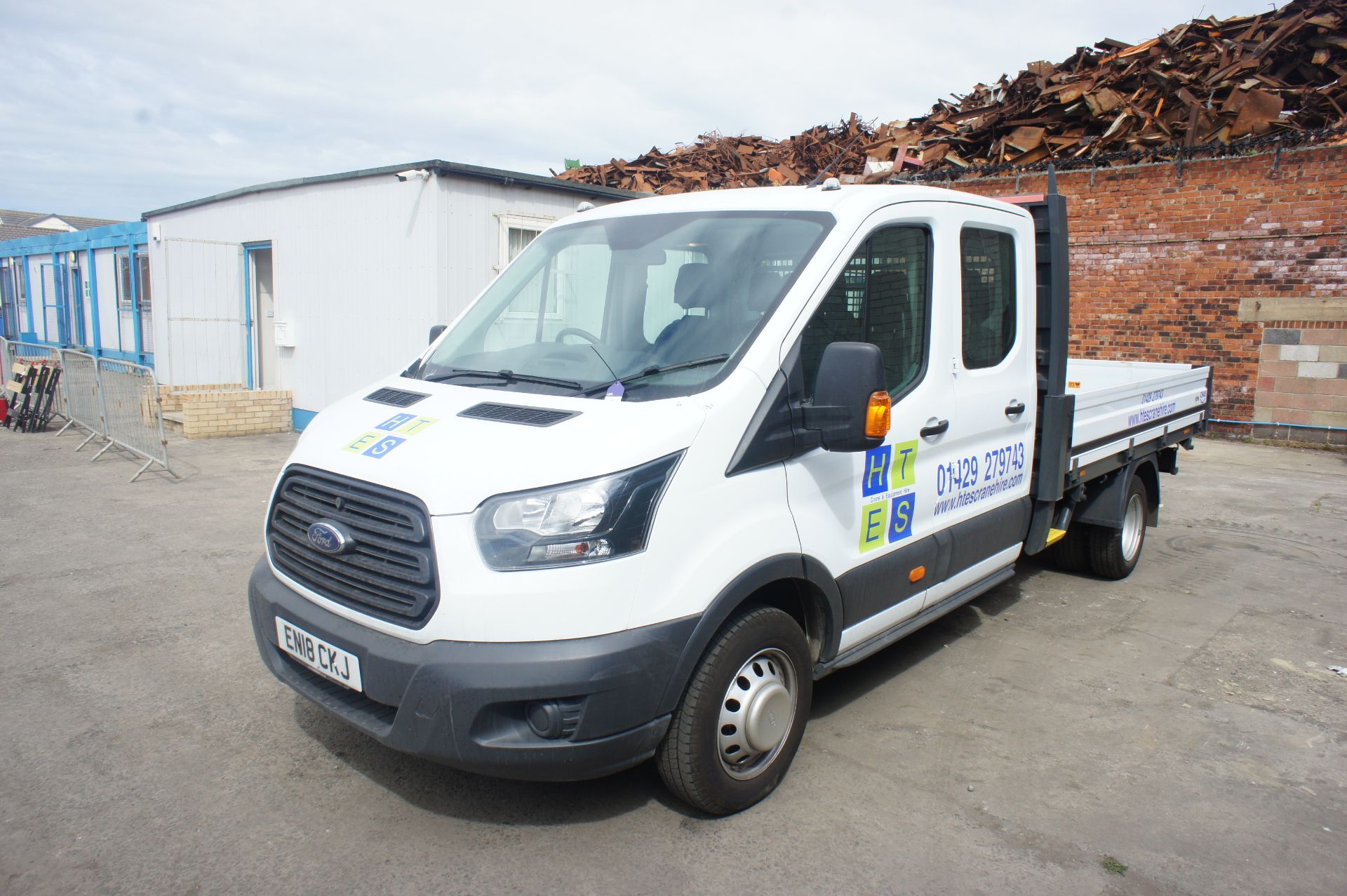 Ford Transit 359 L4 twin cab drop side pickup, reg - Image 2 of 26