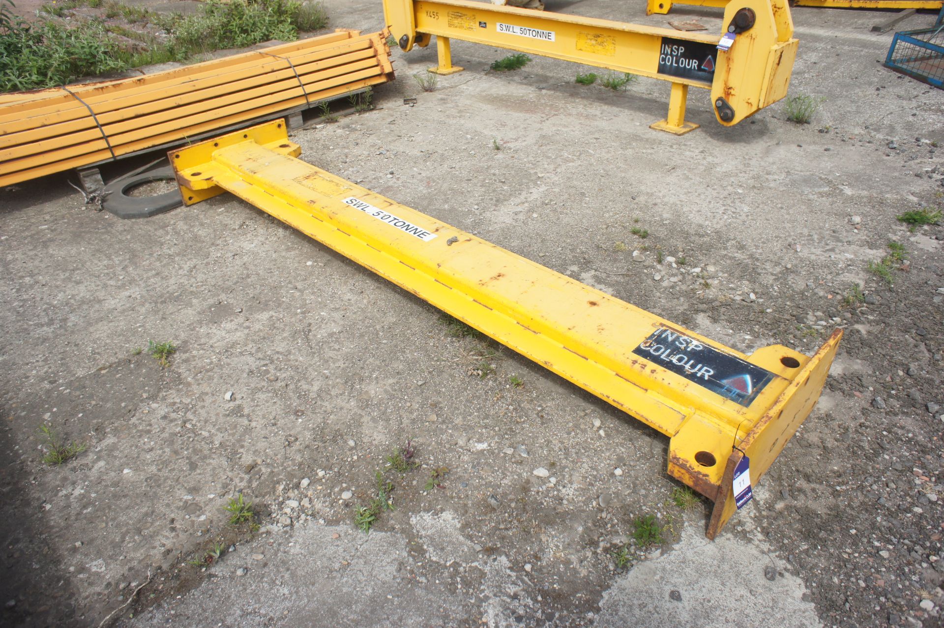 X418 50 tonne lifting beam, Length 3000mm