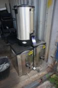 2 x Burco and 1 x Univa Hot Water Boiler/Urns