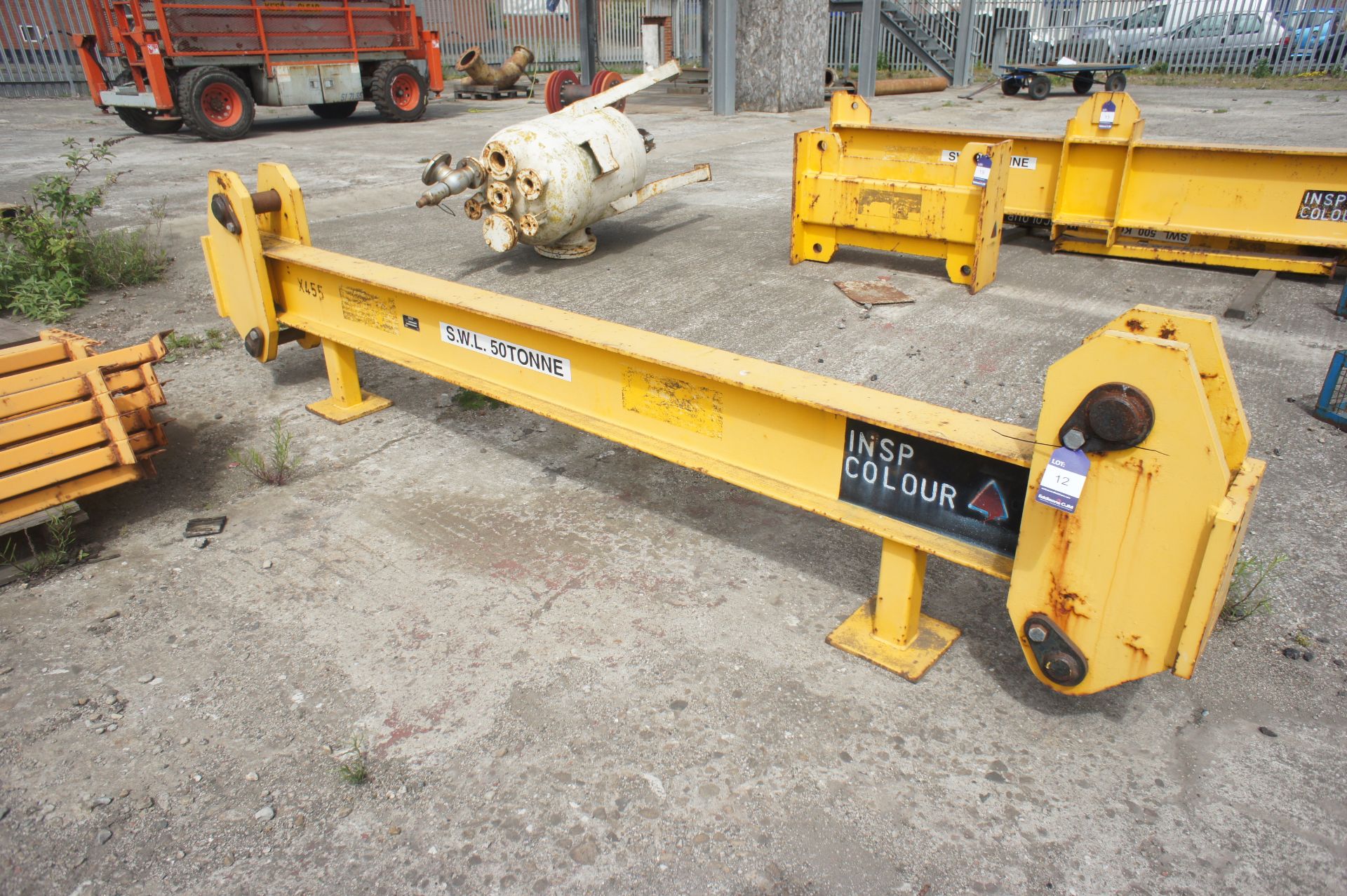 X455 50 tonne lifting beam, Length 3400mm