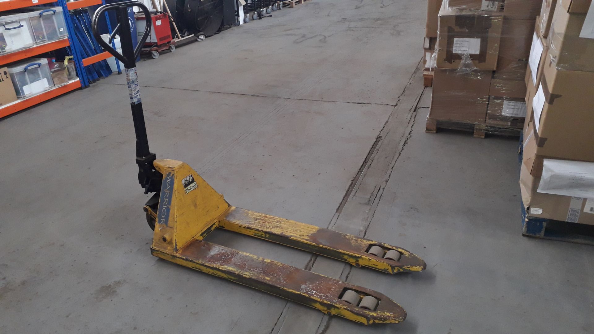 Warrior 2,500Kg Hand Pallet Truck 1150x520 forks (located at Corby Business Centre, Eisman Way, Corb