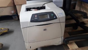 HP Laserjet 4250N Printer (located at Corby Business Centre, Eisman Way, Corby, Northants NN17 5ZB)