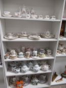 A quantity of Tea & Dinner Services including Royal Worcester 'Roanoke' Ware, assorted part Tea Serv