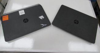 2 x Hewlett Packard laptops both i3