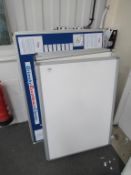 Selection of whiteboards and bulletin boards