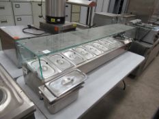 Parry Stainless Steel Heated Bain Marie Unit