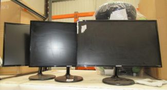 3 x Samsung monitors