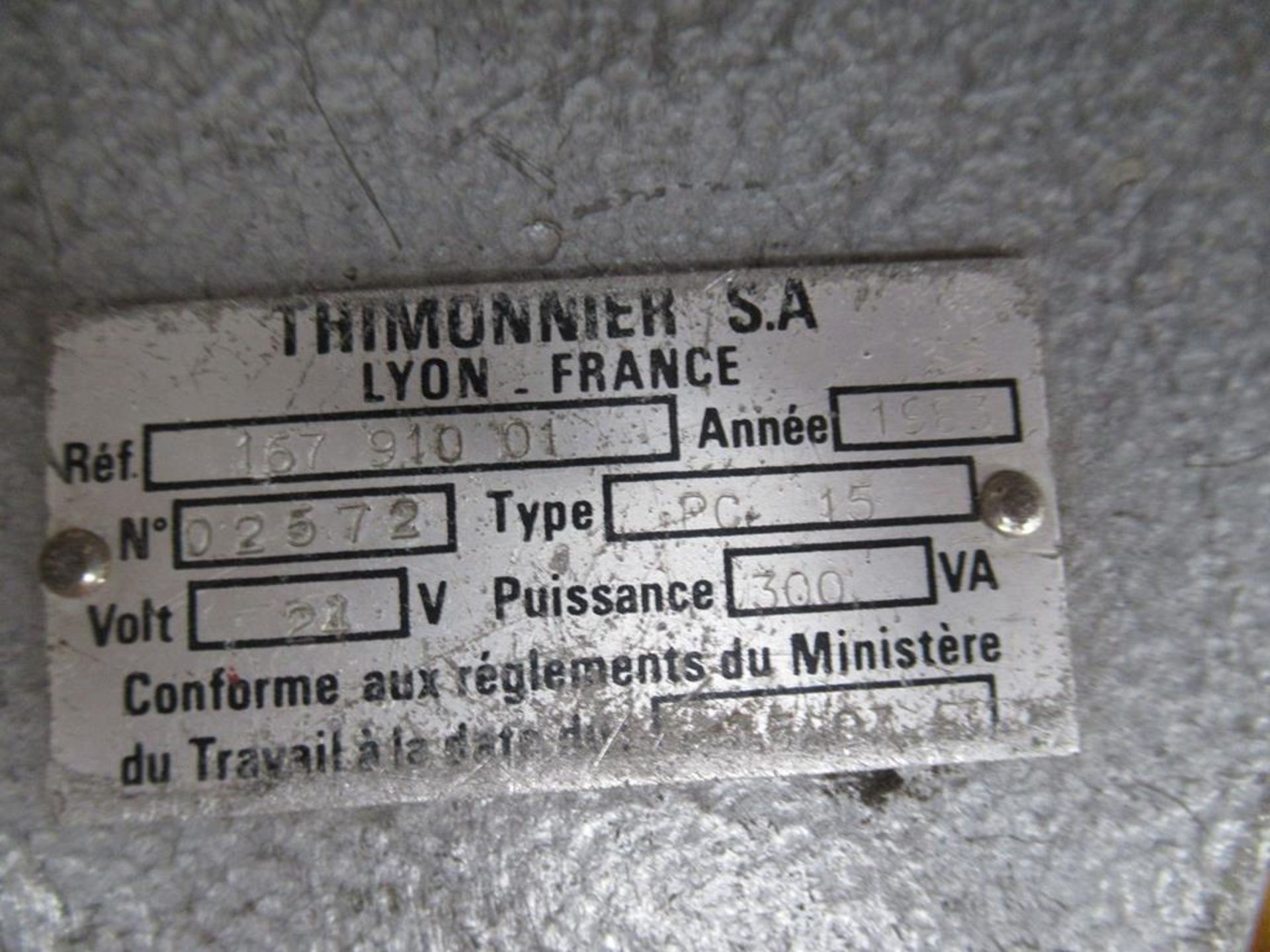 Thimonnier manual sealing machine - Image 2 of 3